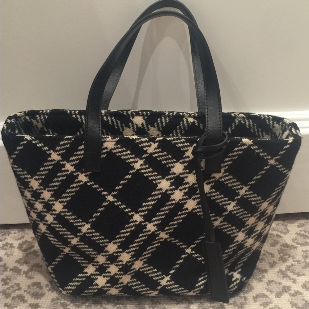 Authentic Burberry wool mini bag